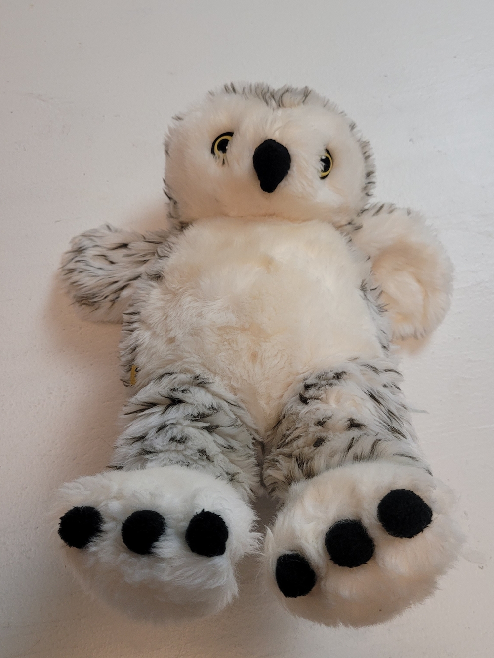 Build-A-Bear White and Black Snowy Owl Plush
